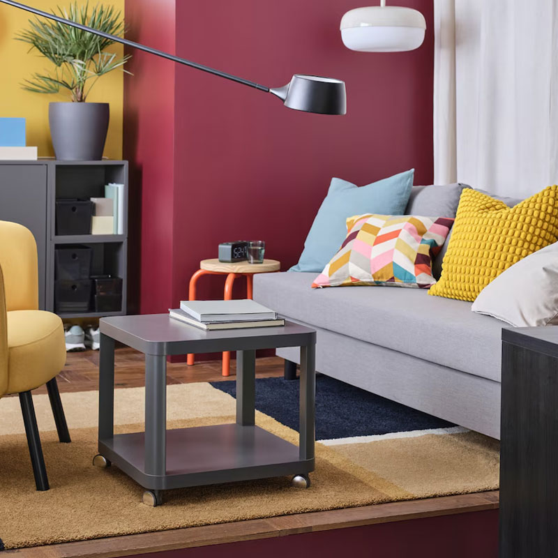 Living room with furniture