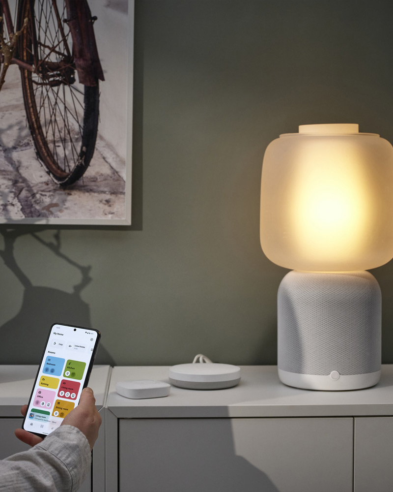 SYMFONISK, Lámpara altavoz inteligente con Wi-Fi