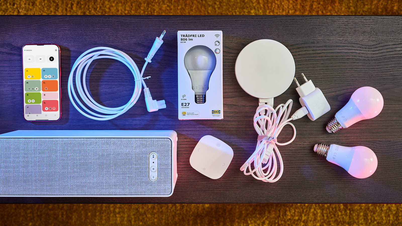 Hogar inteligente: hub TRÅDFRI,hub DIRIGERA y la app IKEA Home smart.