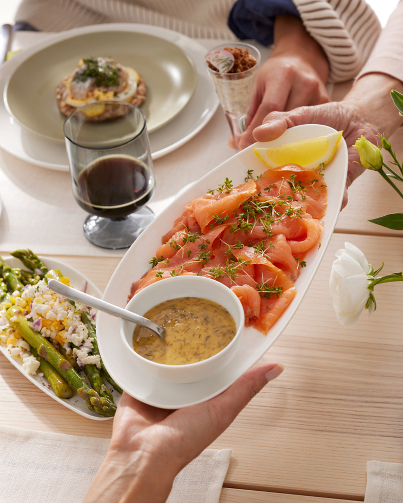 Cured salmon 