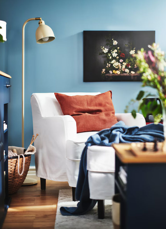 Sillón con reposapiés ROCKSJÖN