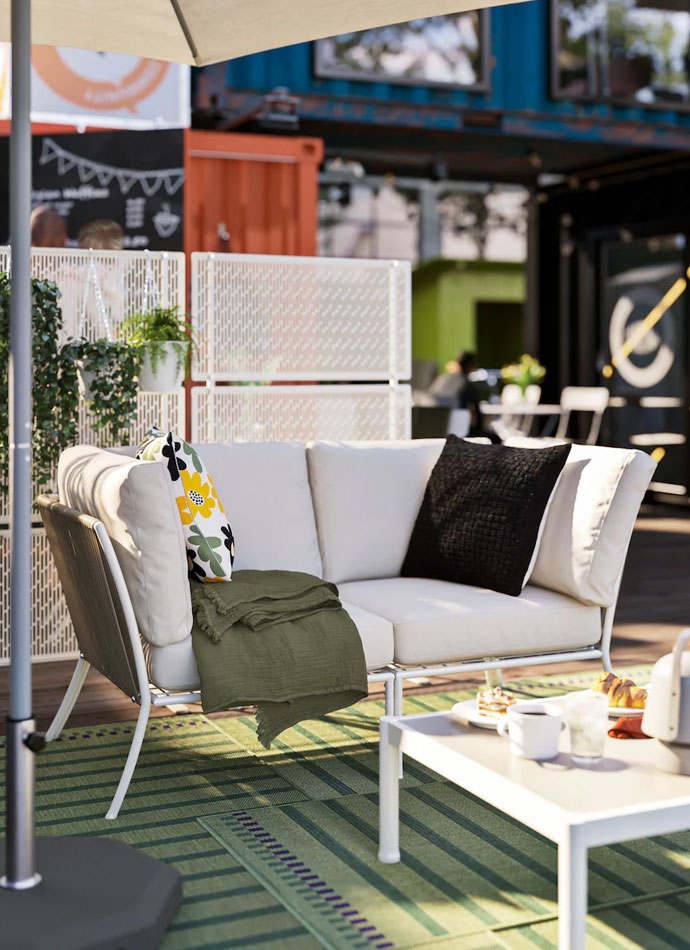SEGERÖN Sofá de 2 plazas,