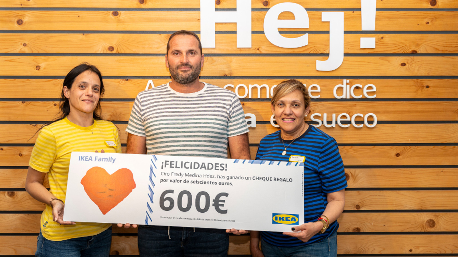 Un titular de IKEA Family gana el sorteo del Día del Padre.