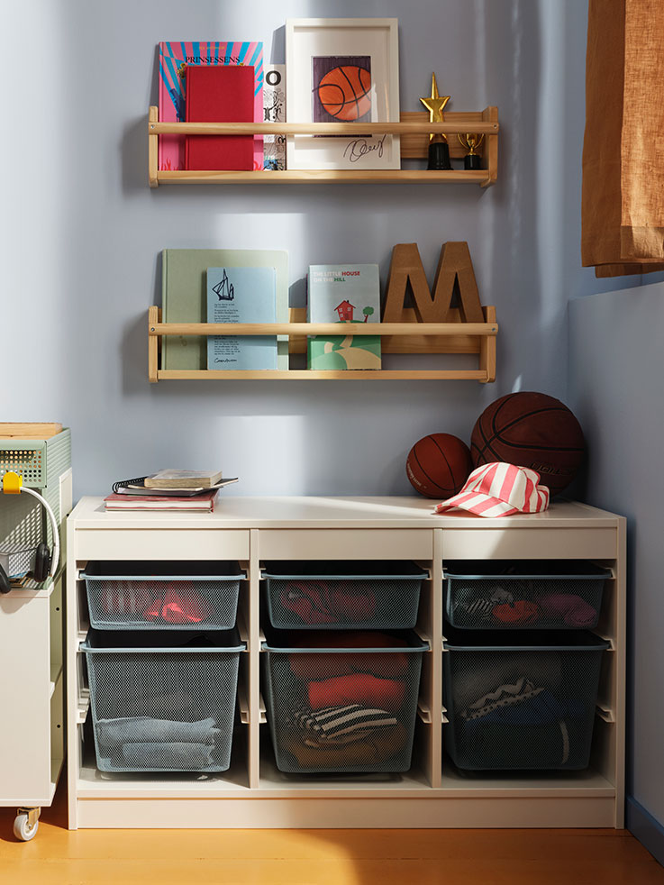 TROFAST Storage with boxes