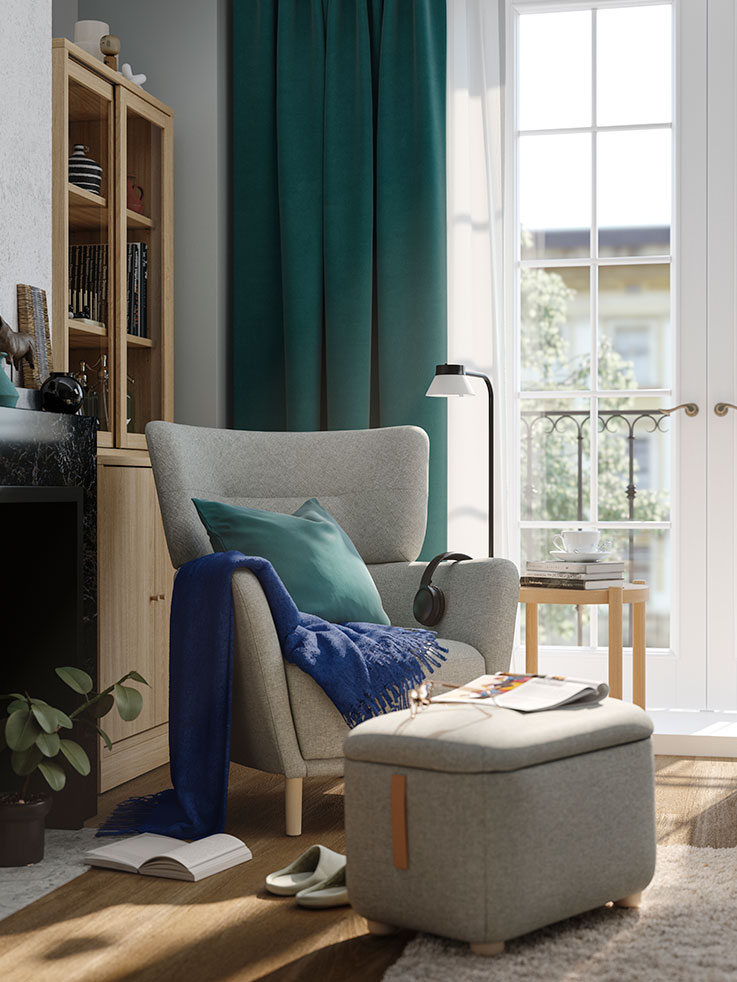 OSKARSHAMN Wing chair