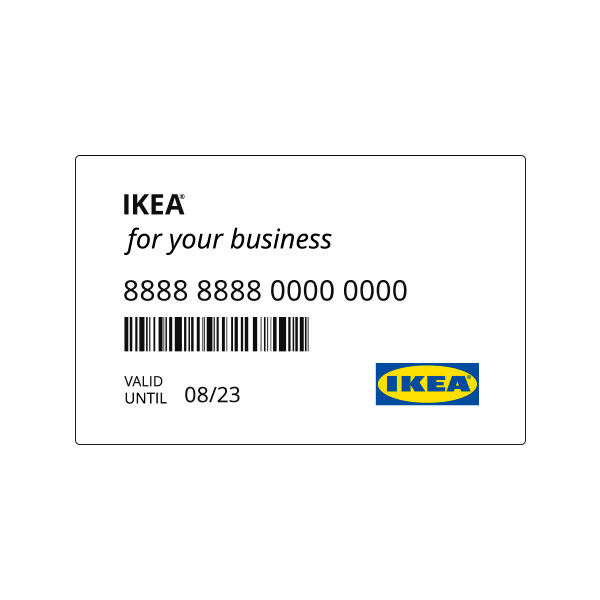 An IKEA for your business card