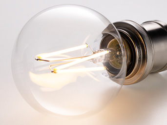 a light bulb