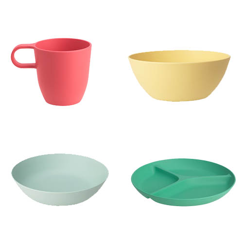 Platos, cuencos y tazas IKEA HEROISK y TALRIKA retirados del mercado por riesgo de rotura y quemaduras.
