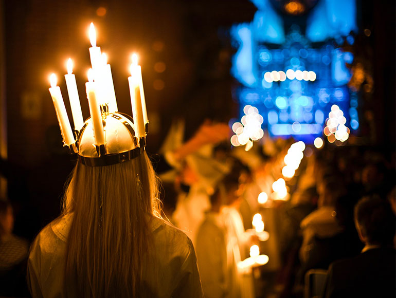 Saint Lucia, the Swedish festival of light
