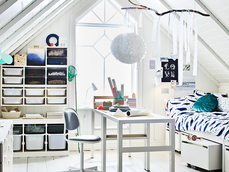Un dormitorio inspirado en el mar