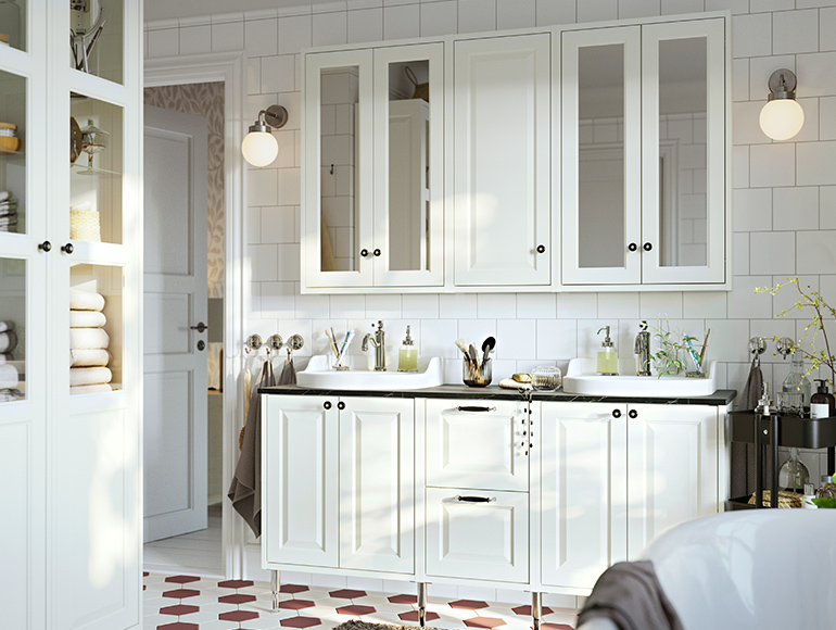 The elegant and crafted bathroom that pays homage to traditional style