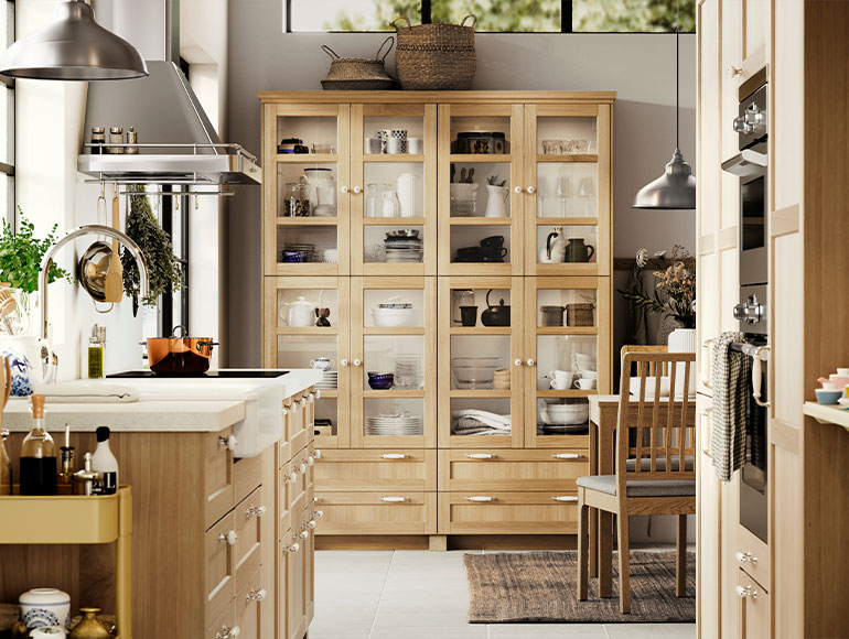 Una cocina organizada que nunca pasa de moda
