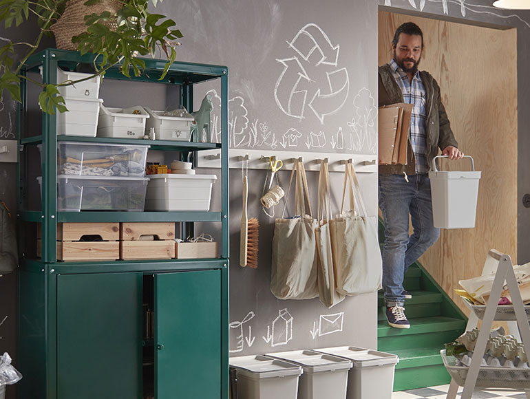 Cómo organizar el reciclaje en casa