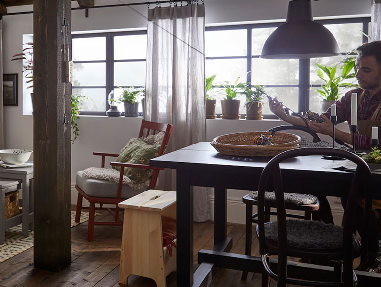 Un bed and breakfast con zona de trabajo