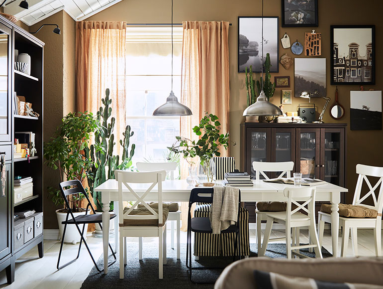 Un comedor pequeño pero con mucho encanto