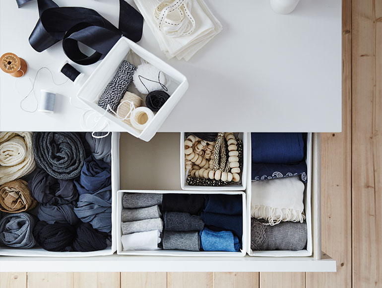 5 pequeños pasos: Cómo organizar una cómoda