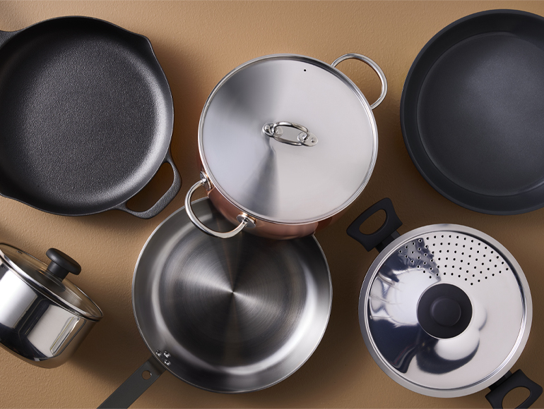 What materials are best for pots and pans?