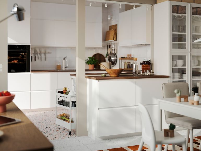 Una cocina abierta a la vida en familia