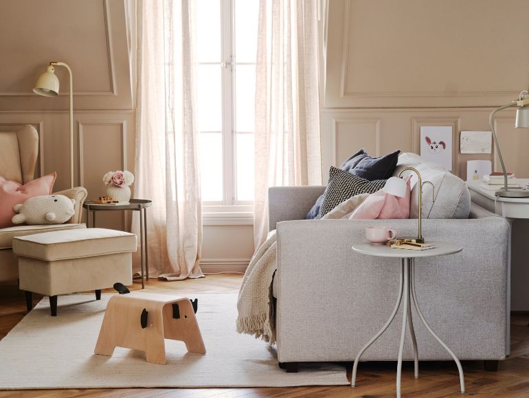 The living room that adapts to everything (and stores it all) 