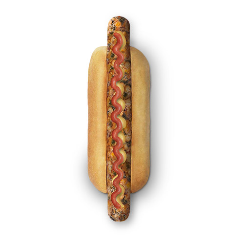 Vegetarian hot dog