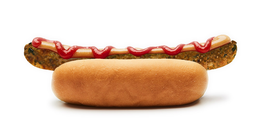 Perrito caliente vegetariano